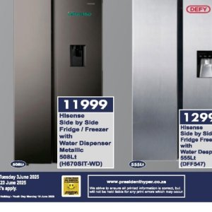 Freezer at President Hyper