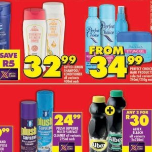 Shampoo at Shoprite