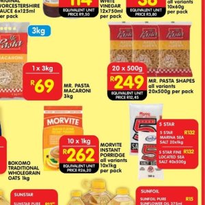 Pasta at Shoprite