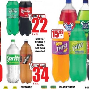 Fizzy drink at Boxer Superstores