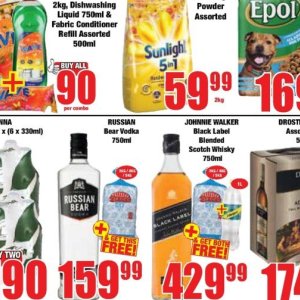 Vodka at Boxer Superstores