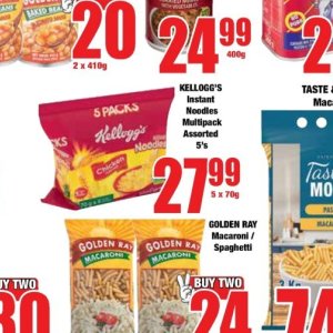 Noodles at Boxer Superstores