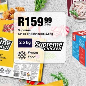 Schnitzel at Take n Pay