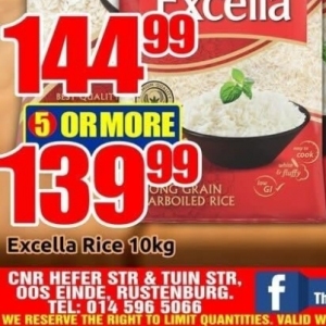 Rice at Three Star Cash and Carry