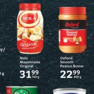 Peanut butter at Oxford freshmarket