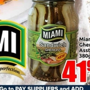 Gherkins at Three Star Cash and Carry