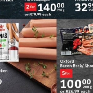 Bacon at Oxford freshmarket
