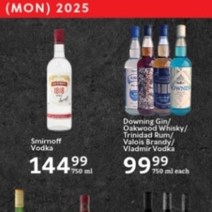 Vodka at Oxford freshmarket