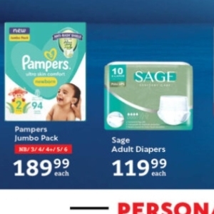 Diapers pampers  at Oxford freshmarket