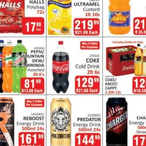 Cola at Kit Kat Cash&Carry