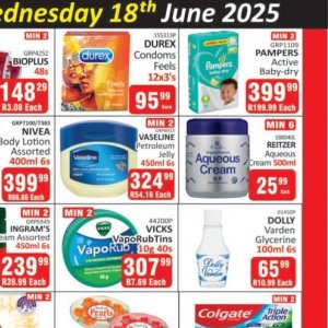 Petroleum jelly at Kit Kat Cash&Carry