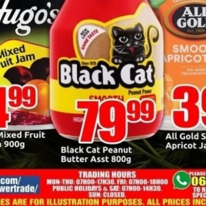Peanut butter at Three Star Cash and Carry
