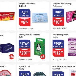Condoms at Africa Cash and Carry