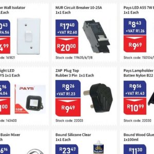 Plug at Africa Cash and Carry