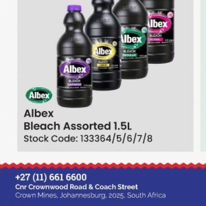 Bleach at Africa Cash and Carry