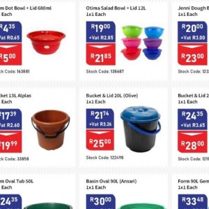 Bucket at Africa Cash and Carry