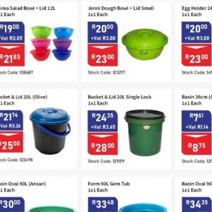 Bucket at Africa Cash and Carry