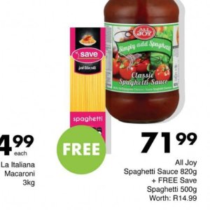 Spaghetti at Save Hyper