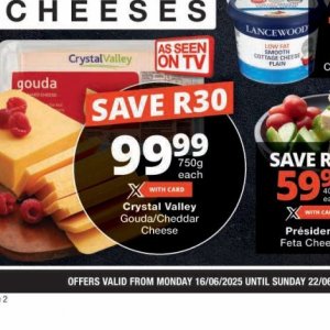 Cheese at Checkers