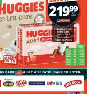 Diapers at Checkers