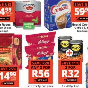 Kellogg's at Checkers