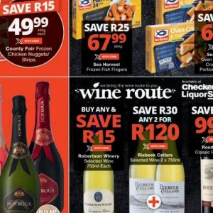 Wine at Checkers