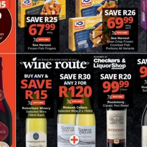 Wine at Checkers