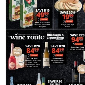 Wine at Checkers