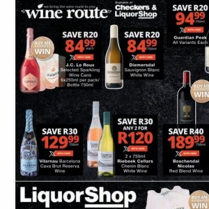 Bottle at Checkers