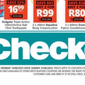 Seafood at Checkers
