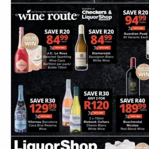 Wine at Checkers