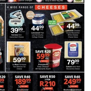 Mozzarella at Checkers