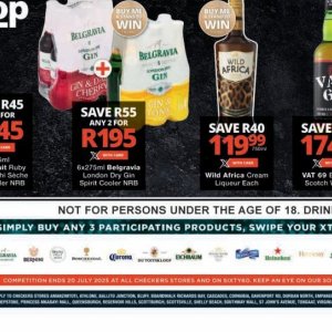 Gin at Checkers
