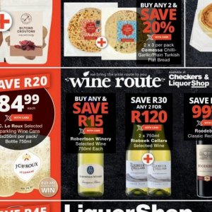 Wine at Checkers