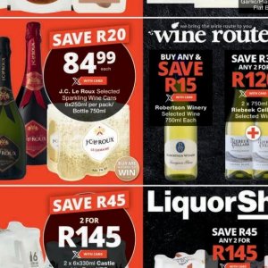 Wine at Checkers