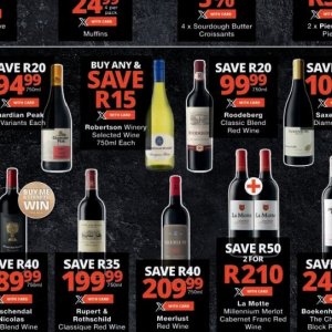 Wine at Checkers