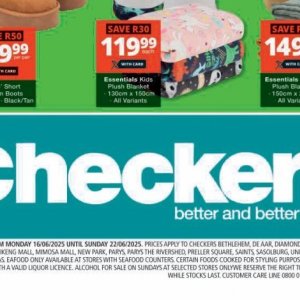   at Checkers