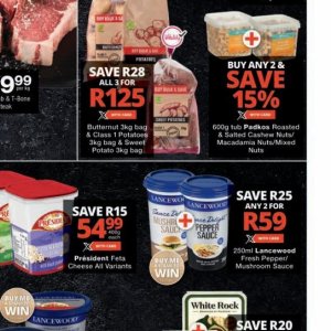 Cashew nuts at Checkers