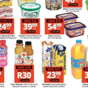 Margarine at Checkers