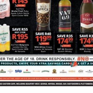 Liqueur at Checkers