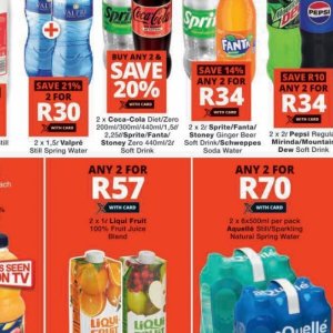 Fizzy drink at Checkers