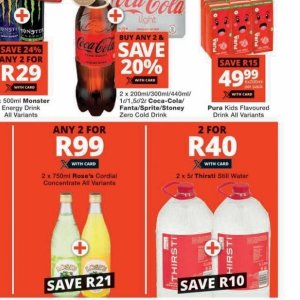Fizzy drink at Checkers