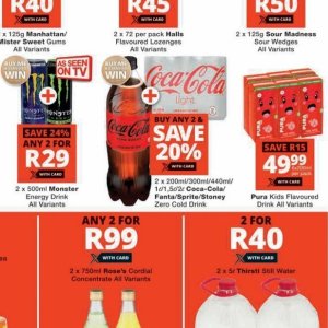  Coca Cola at Checkers