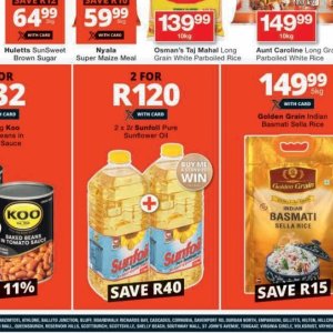 Sunflower oil at Checkers