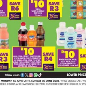 Fizzy drink at Shoprite