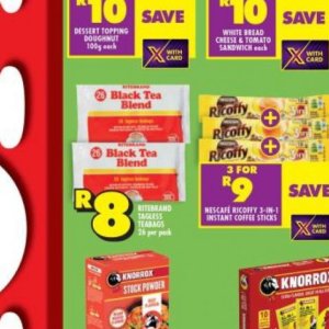 Tea at Shoprite