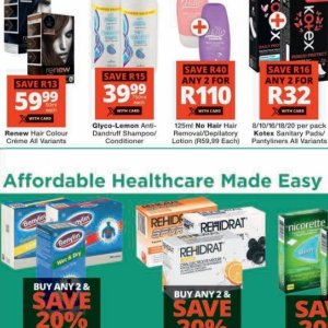 Shampoo at Checkers