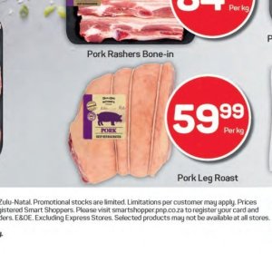Pork at Pick n Pay Hyper
