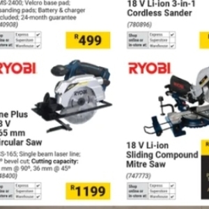 Saw at Builders Warehouse