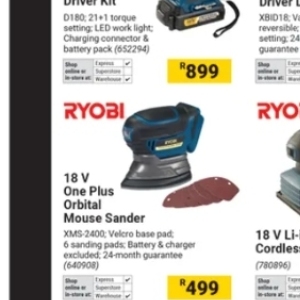 Pad at Builders Warehouse
